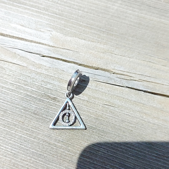 925 Silver Harry Potter Deathly Hallows Charm - Picture 8 of 10